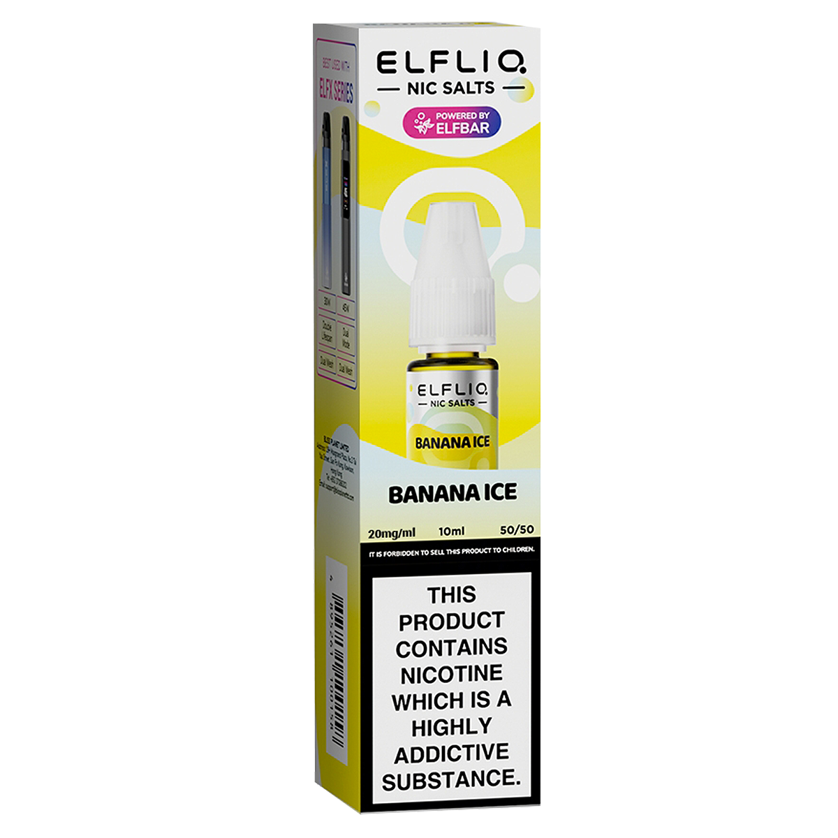 Banana Ice Elfliq Nic Salt by Elfbar - 10ml