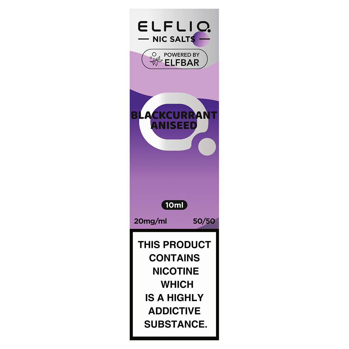 Blackcurrant Aniseed Elfliq Nic Salt by Elfbar - 10ml