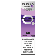Blackcurrant Aniseed Elfliq Nic Salt by Elfbar - 10ml