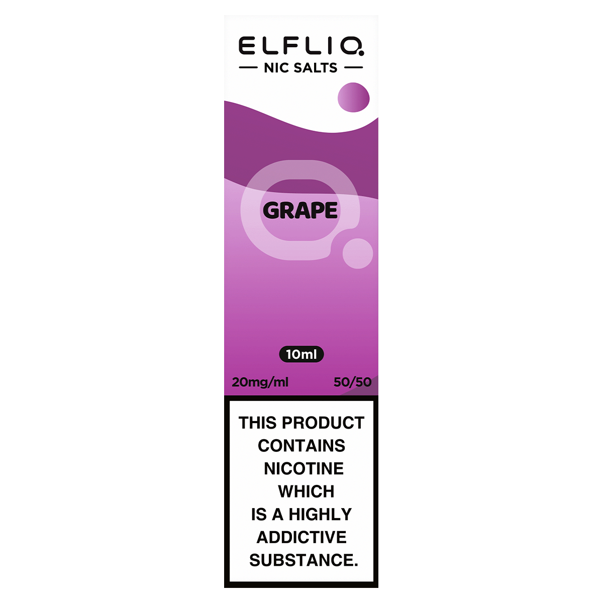 Grape Elfliq Nic Salt by Elfbar - 10ml