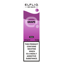Grape Elfliq Nic Salt by Elfbar - 10ml