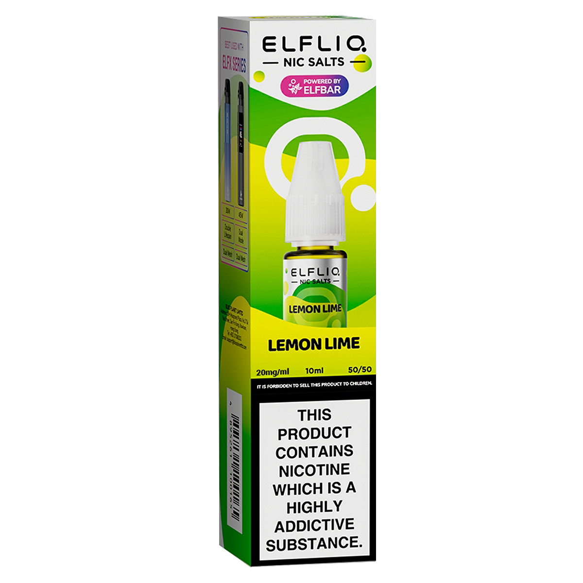 Lemon Lime Elfliq Nic Salt by Elfbar - 10ml