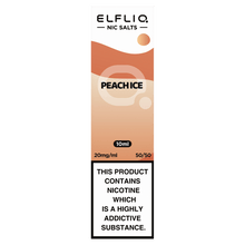 Peach Ice Elfliq Nic Salt by Elfbar - 10ml