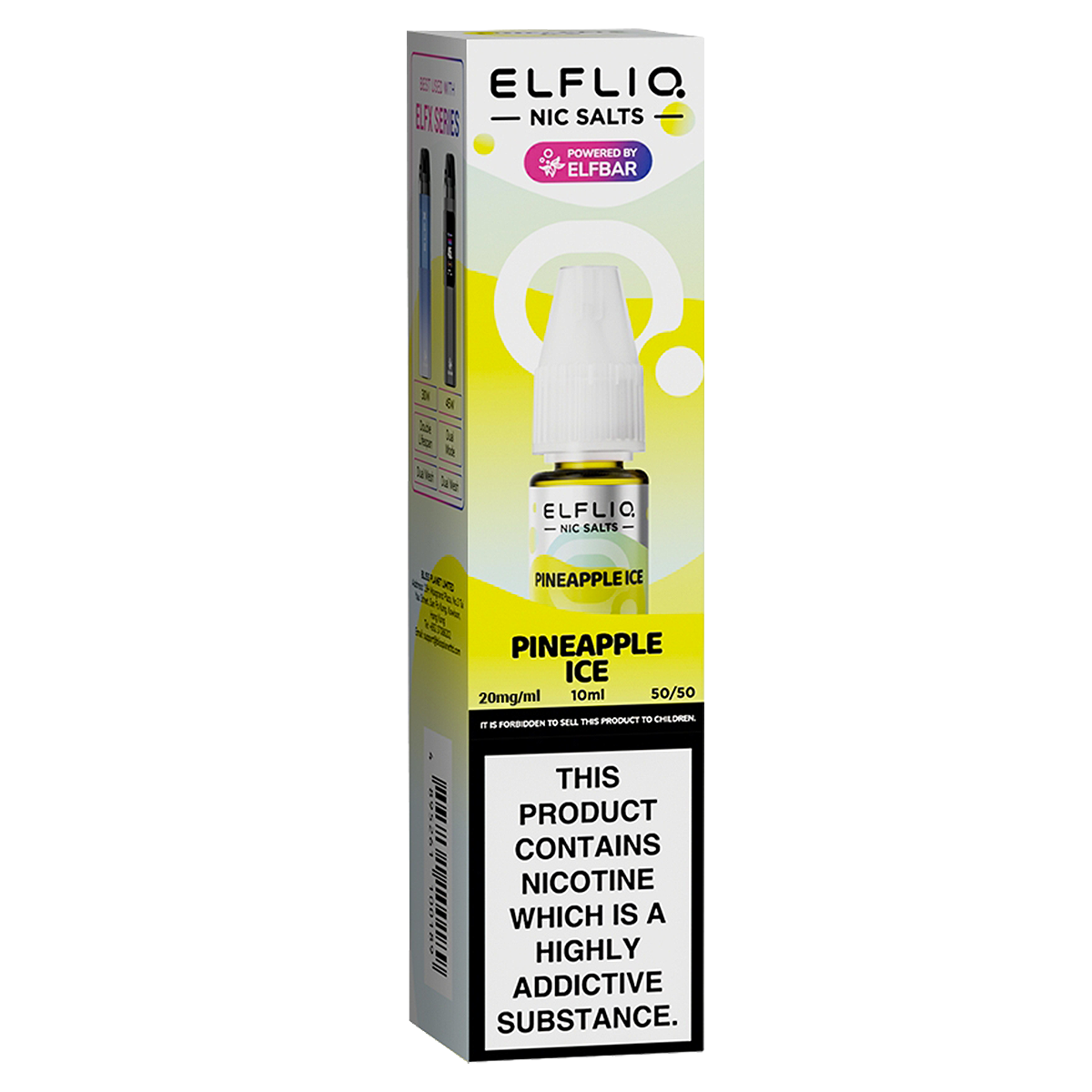 Pineapple Ice Elfliq Nic Salt by Elfbar - 10ml