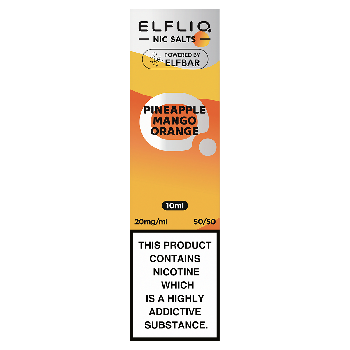Pineapple Mango Orange Elfliq Nic Salt by Elfbar - 10ml