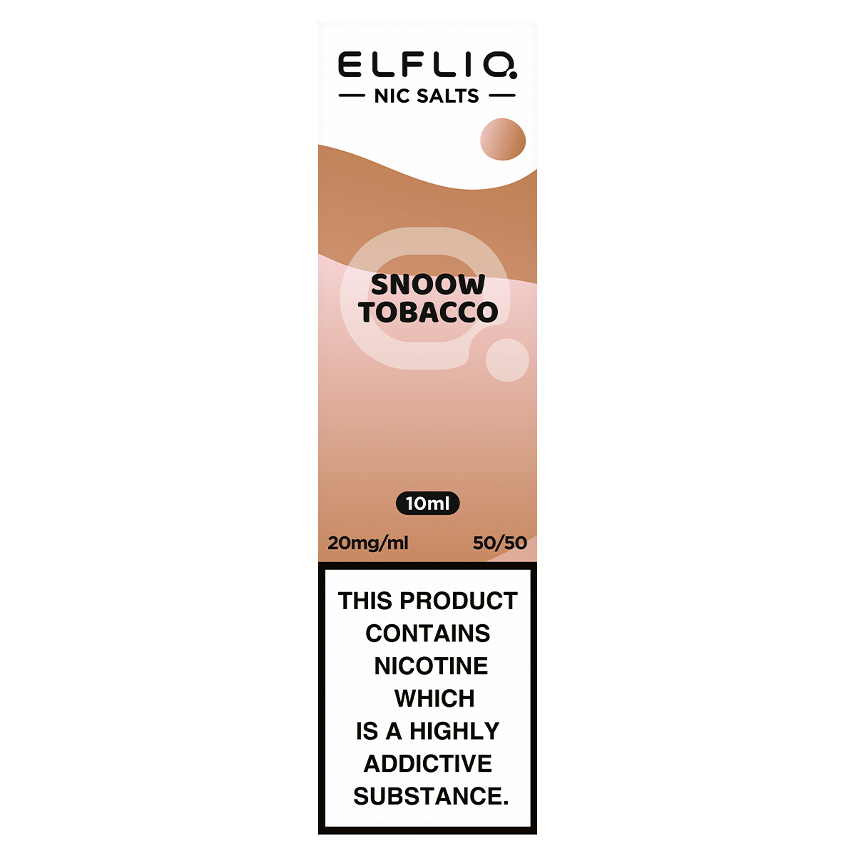 Snoow Tobacco Elfliq Nic Salt by Elfbar - 10ml