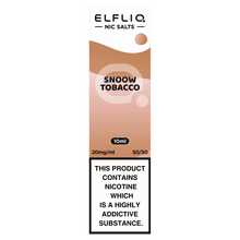Snoow Tobacco Elfliq Nic Salt by Elfbar - 10ml