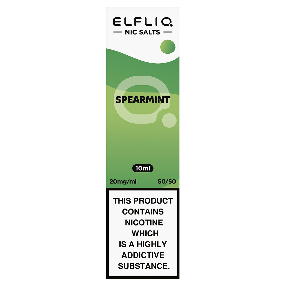 Spearmint Elfliq Nic Salt by Elfbar - 10ml