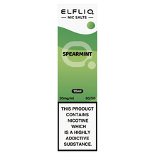 Spearmint Elfliq Nic Salt by Elfbar - 10ml