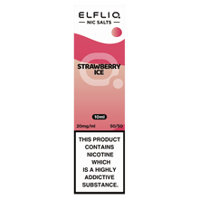 Strawberry Ice Elfliq Nic Salt by Elfbar - 10ml