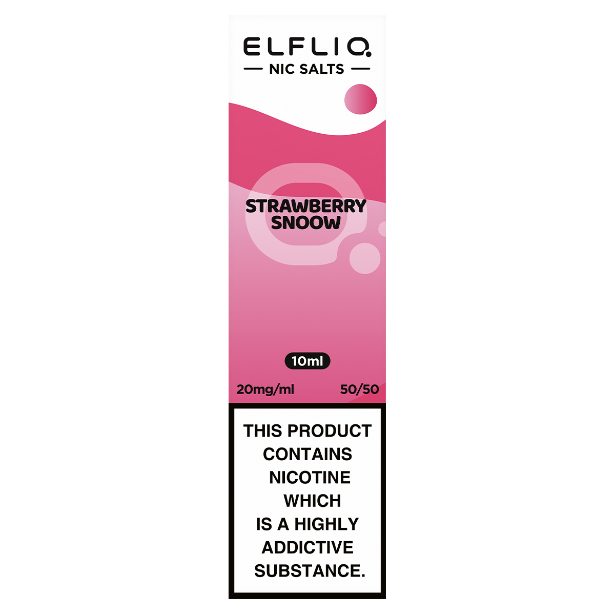 Strawberry Snoow Elfliq Nic Salt by Elfbar - 10ml