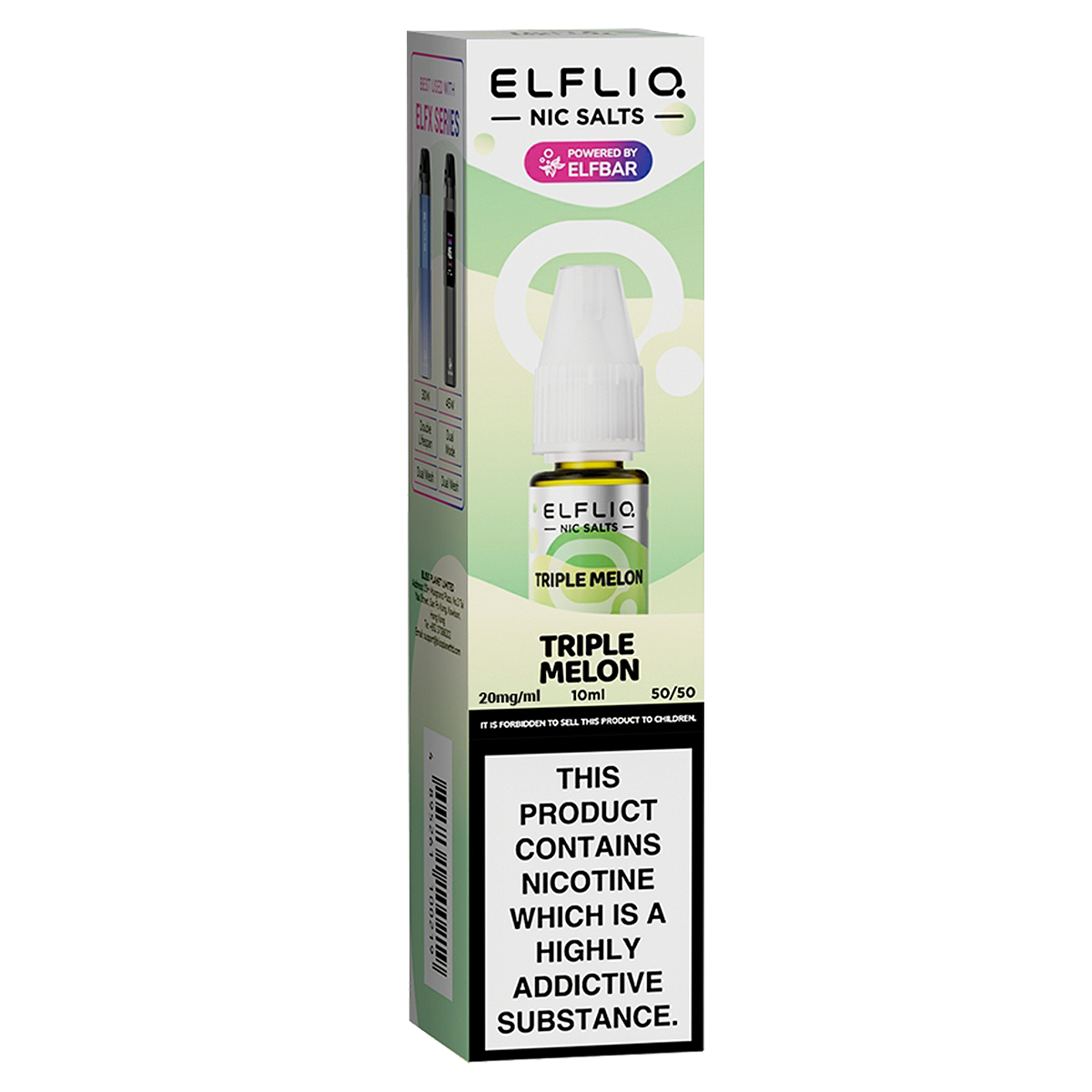 Triple Melon Elfliq Nic Salt by Elfbar - 10ml