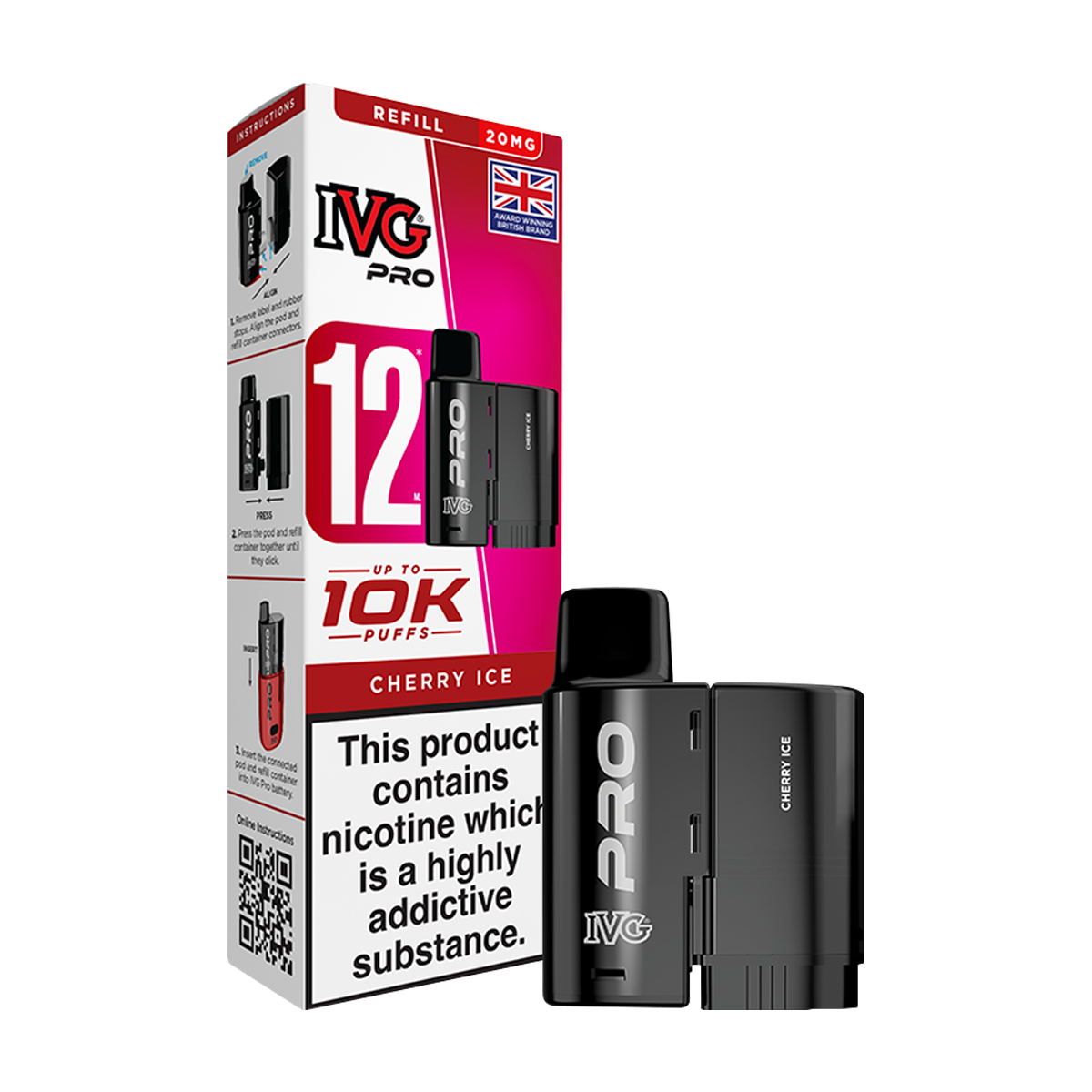 Cherry Ice IVG Pro 12 Refill Pack