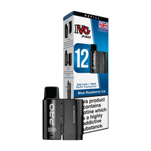 Blue Raspberry Ice IVG Pro 12 Refill Pack