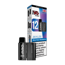 Blue Sour Raspberry IVG Pro 12 Refill Pack