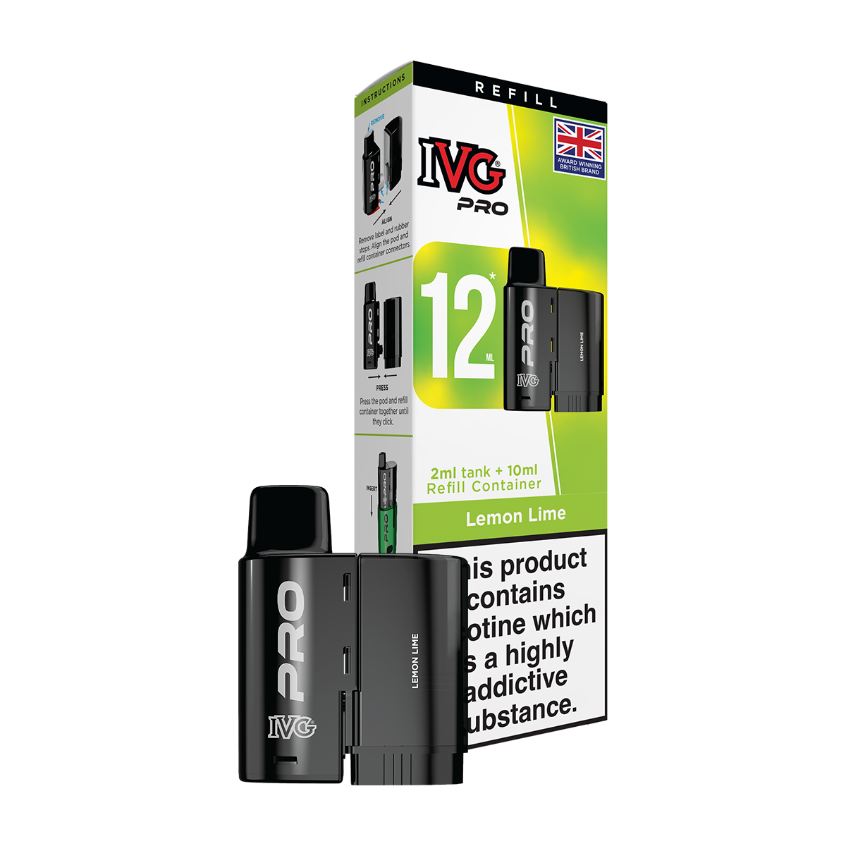 Lemon Lime IVG Pro 12 Refill Pack
