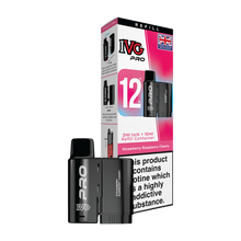 Strawberry Raspberry Cherry IVG Pro 12 Refill Pack