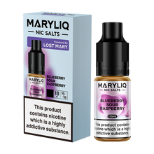 Blueberry Sour Raspberry Maryliq Nic Salt by Lost Mary