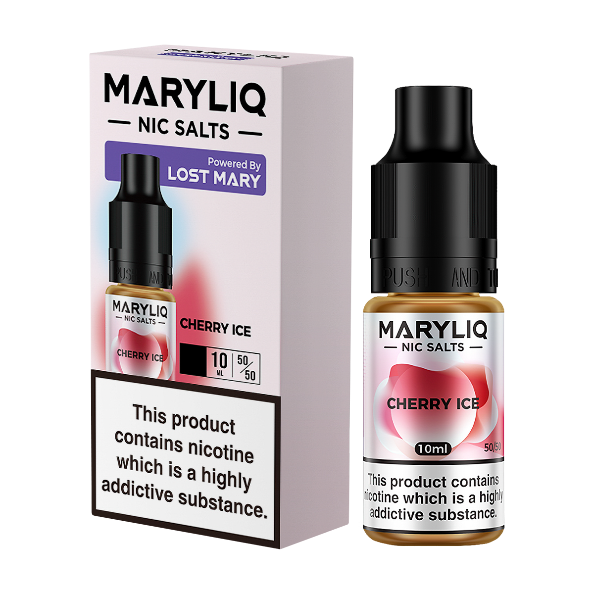 Cherry Ice Maryliq Nic Salt by Lost Mary