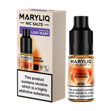 Citrus Sunrise Maryliq Nic Salt by Lost Mary