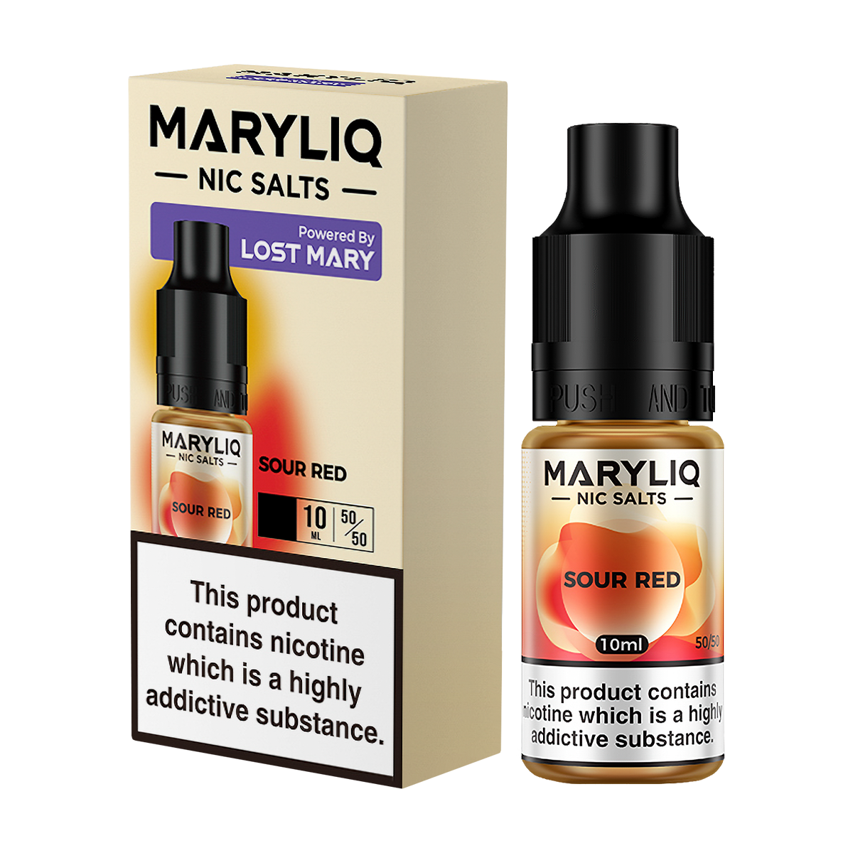 Sour Red Maryliq Nic Salt by Lost Mary