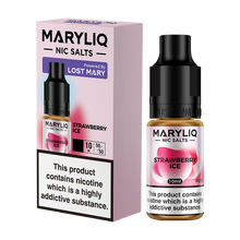 Strawberry Ice Maryliq Nic Salt by Lost Mary