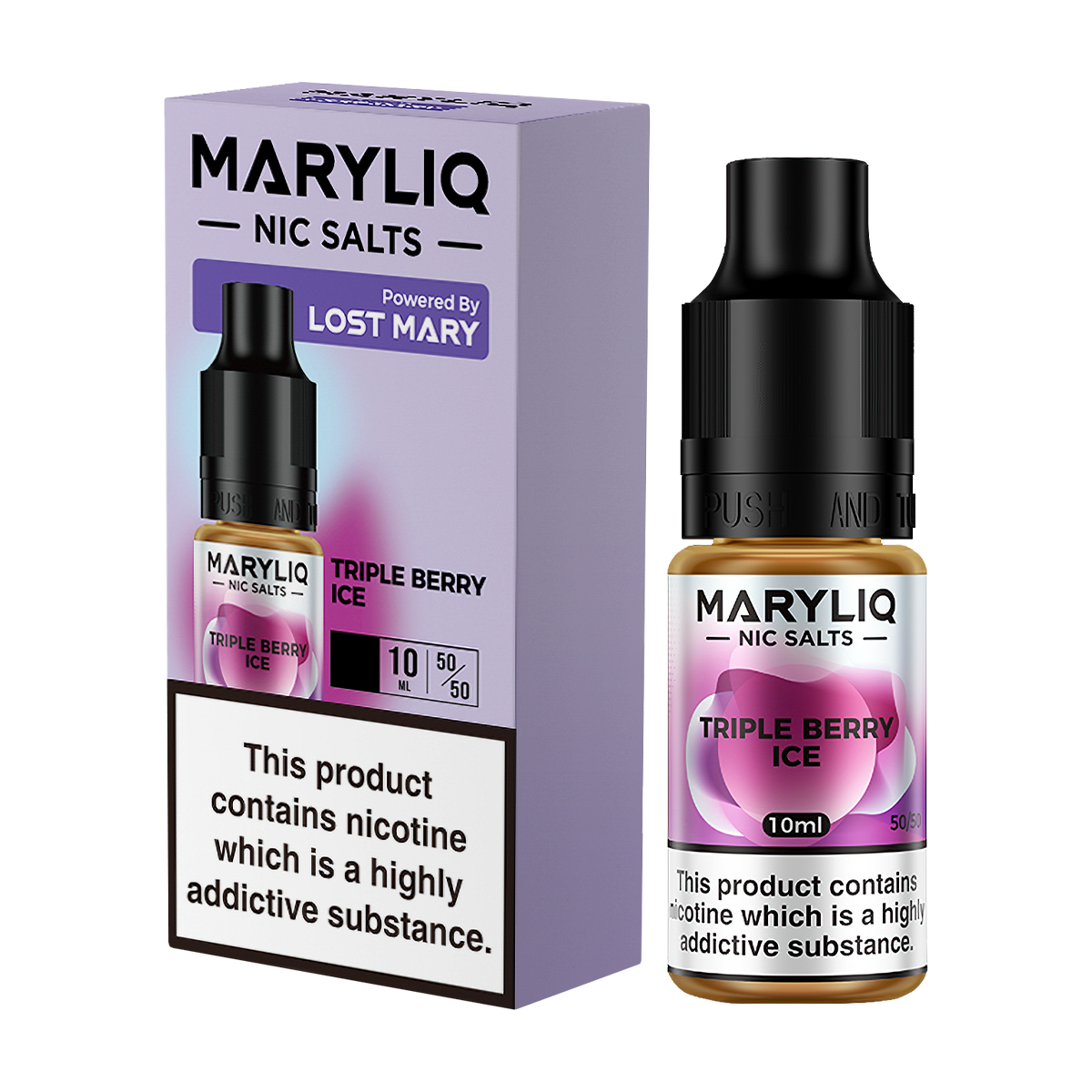 Triple Berry Ice Maryliq Nic Salt by Lost Mary