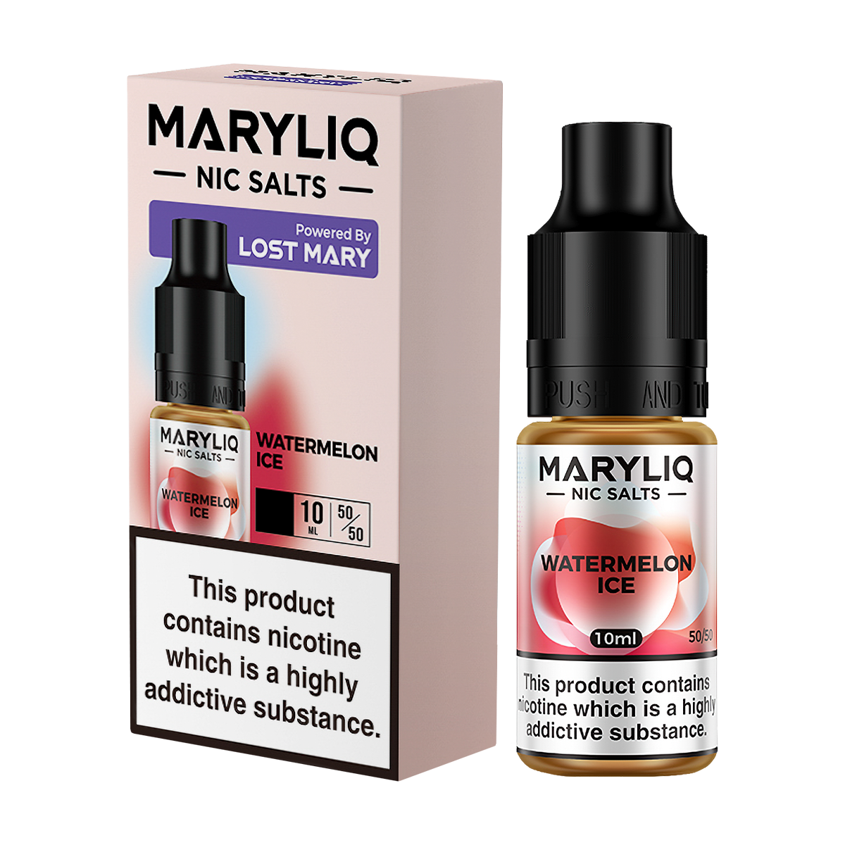Watermelon Ice Maryliq Nic Salt by Lost Mary