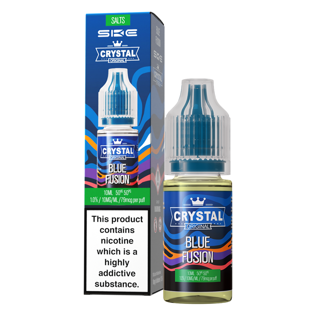 Blue Fusion Nic Salt by SKE Crystal 10ml