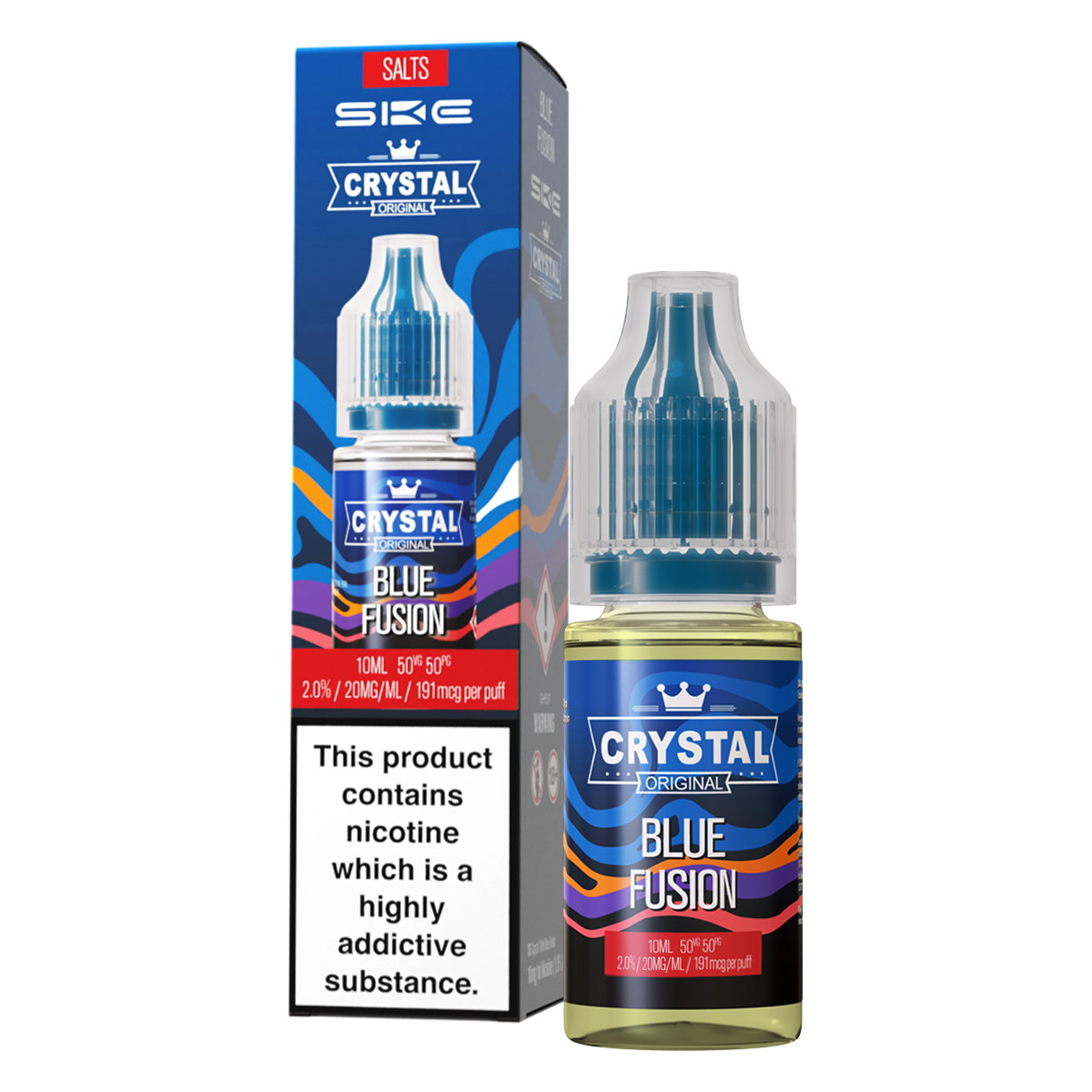 Blue Fusion Nic Salt by SKE Crystal 10ml