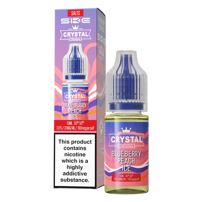 Blueberry Peach Ice Nic Salt by SKE Crystal 10ml
