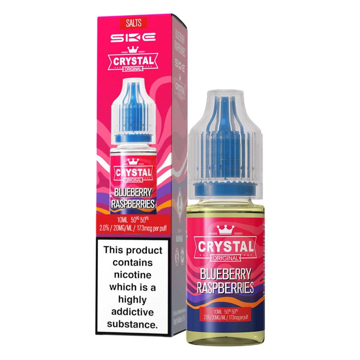 Blueberry Raspberries Nic Salt by SKE Crystal 10ml