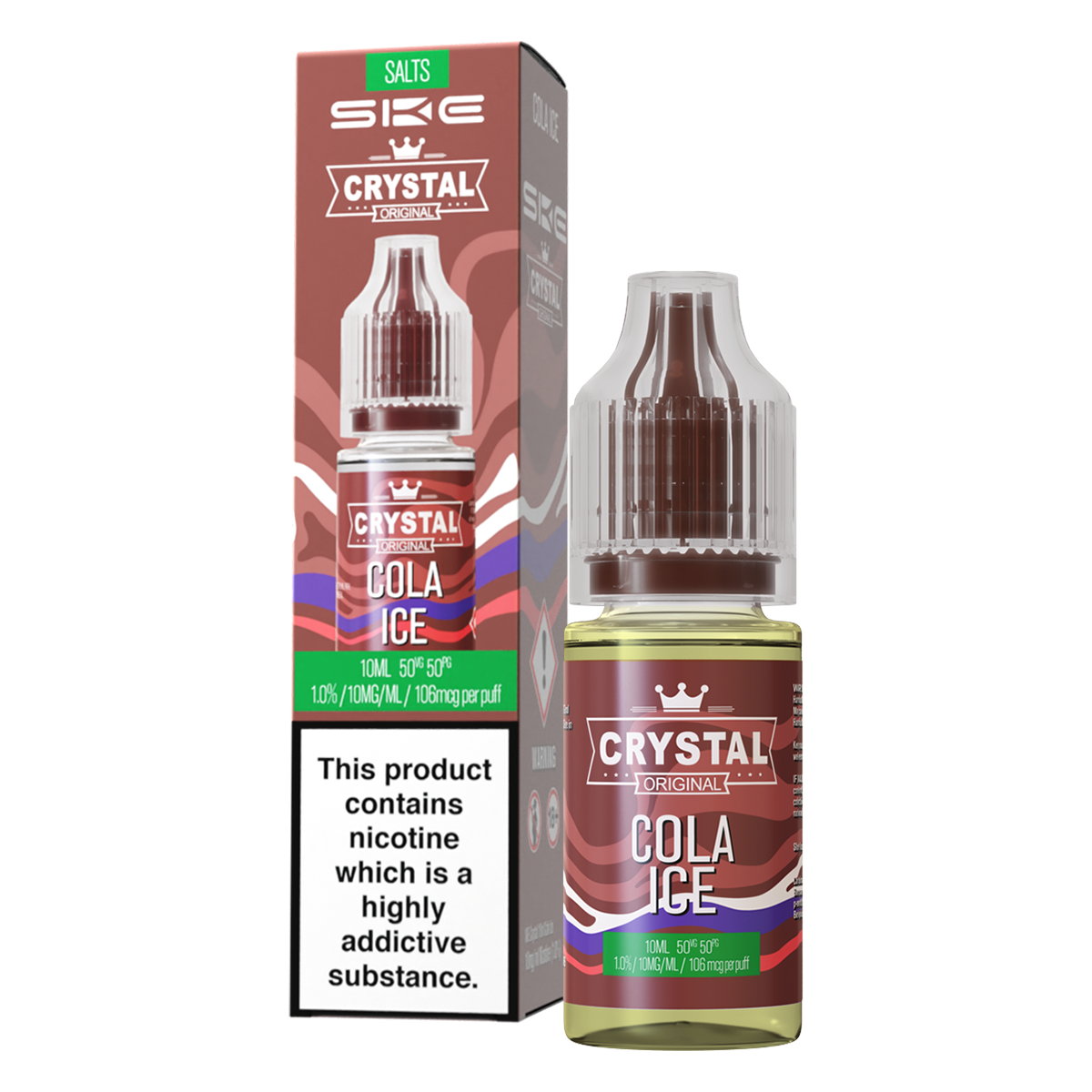 Cola Ice Nic Salt by SKE Crystal 10ml