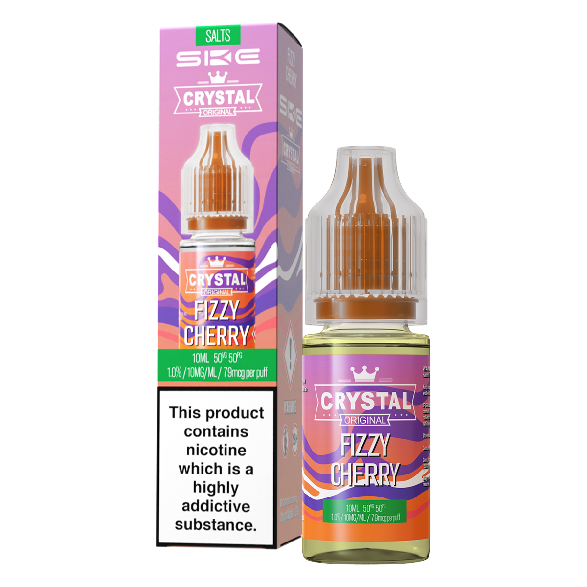 Fizzy Cherry Nic Salt by SKE Crystal 10ml