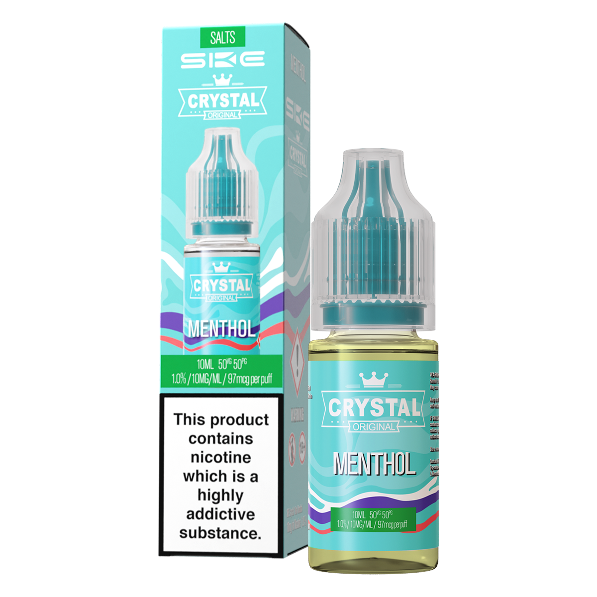 Menthol Nic Salt by SKE Crystal 10ml