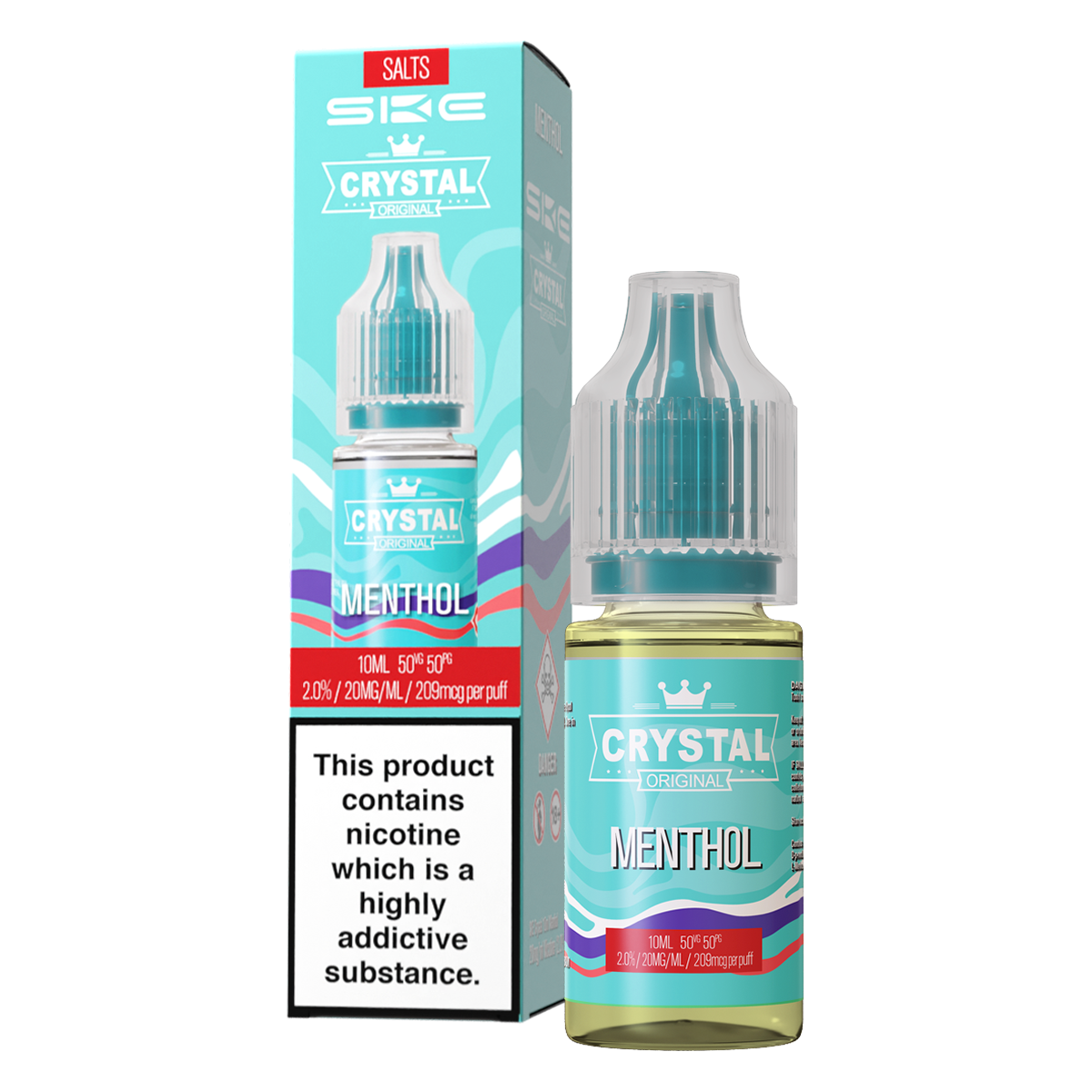 Menthol Nic Salt by SKE Crystal 10ml