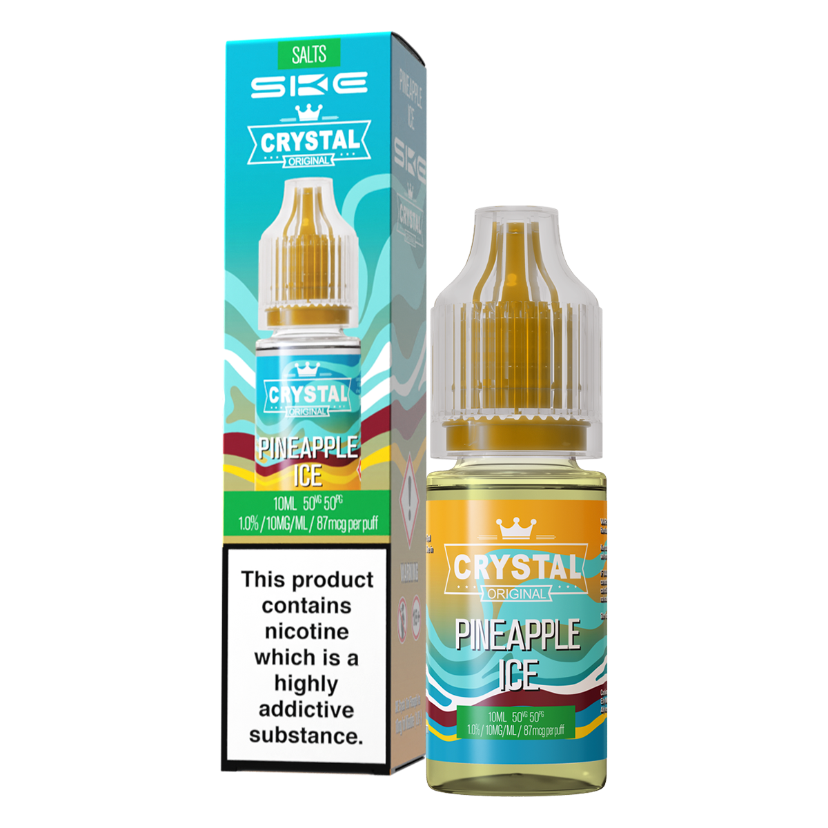 Pineapple Ice Nic Salt by SKE Crystal 10ml