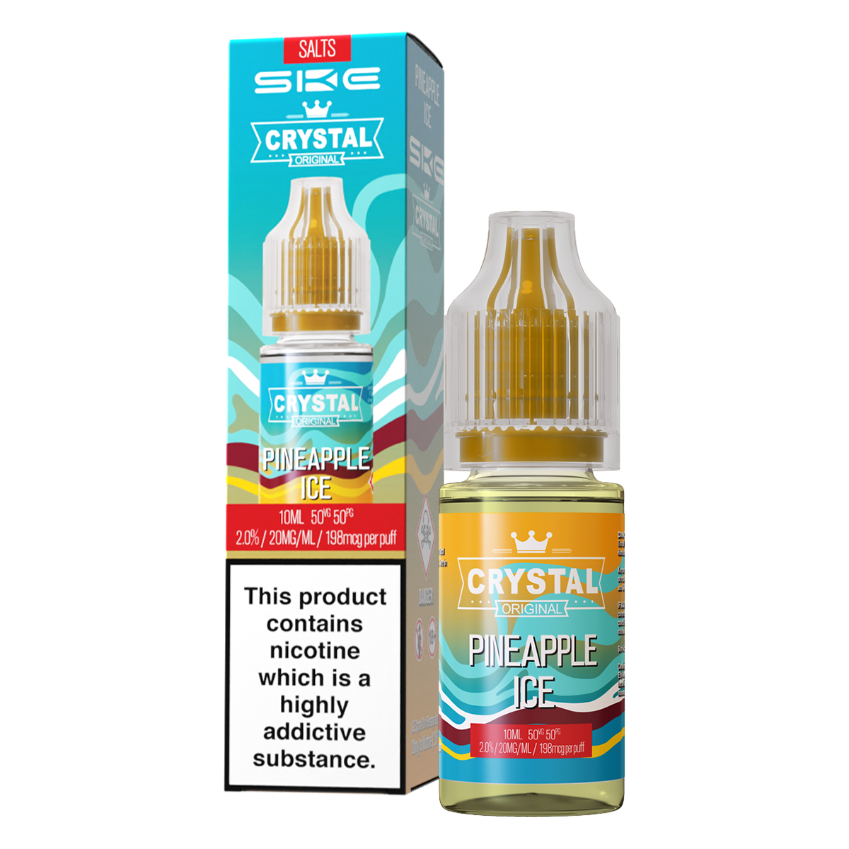 Pineapple Ice Nic Salt by SKE Crystal 10ml