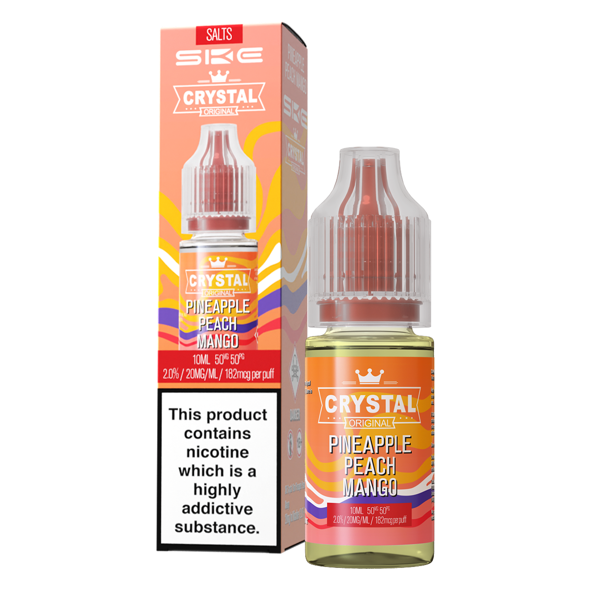 Pineapple Peach Mango Nic Salt by SKE Crystal 10ml
