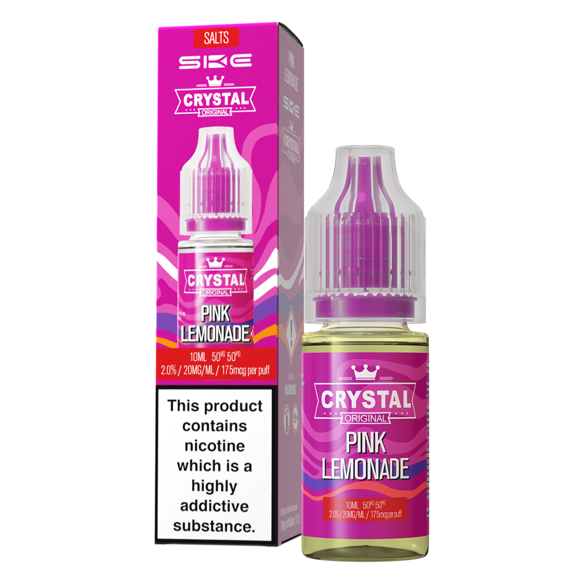 Pink Lemonade Nic Salt by SKE Crystal 10ml