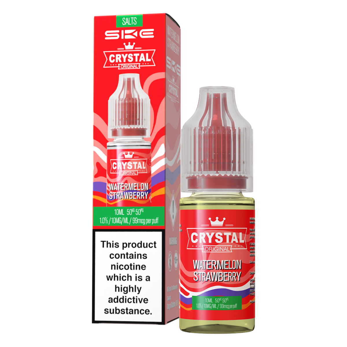 Watermelon Strawberry Nic Salt by SKE Crystal 10ml