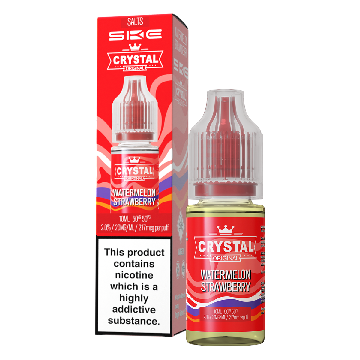 Watermelon Strawberry Nic Salt by SKE Crystal 10ml