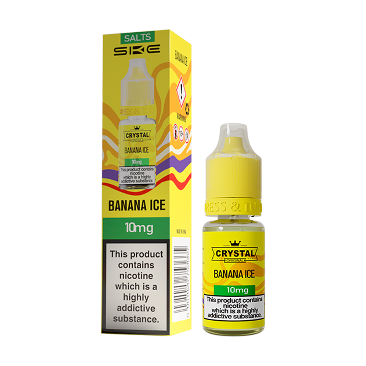 Banana Ice Nic Salt by SKE Crystal