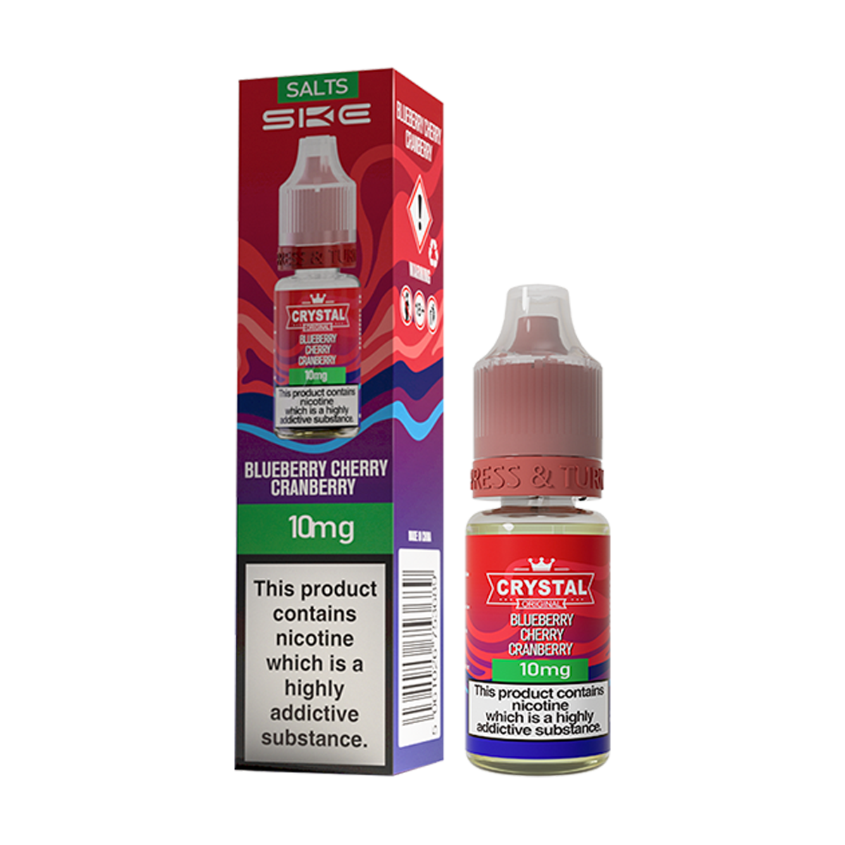 Blueberry Cherry Cranberry Nic Salt by SKE Crystal