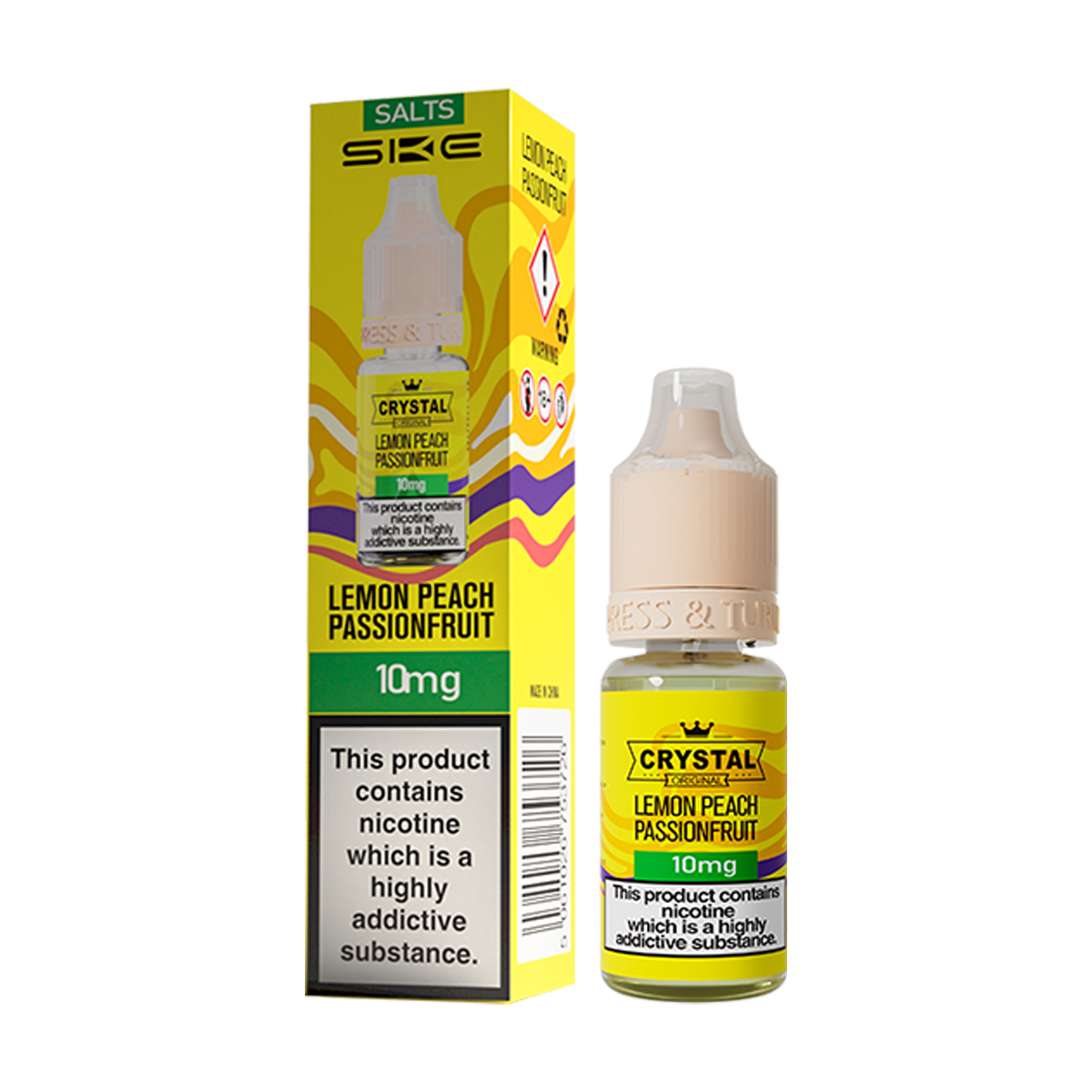 Lemon Peach Passionfruit Nic Salt by SKE Crystal