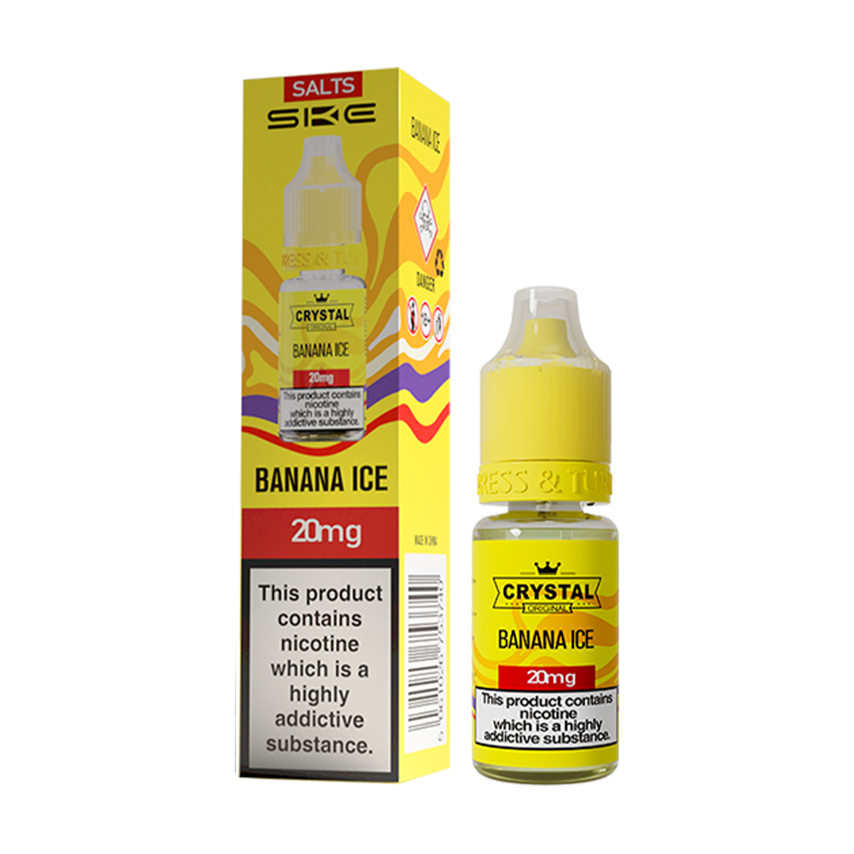 Banana Ice Nic Salt by SKE Crystal