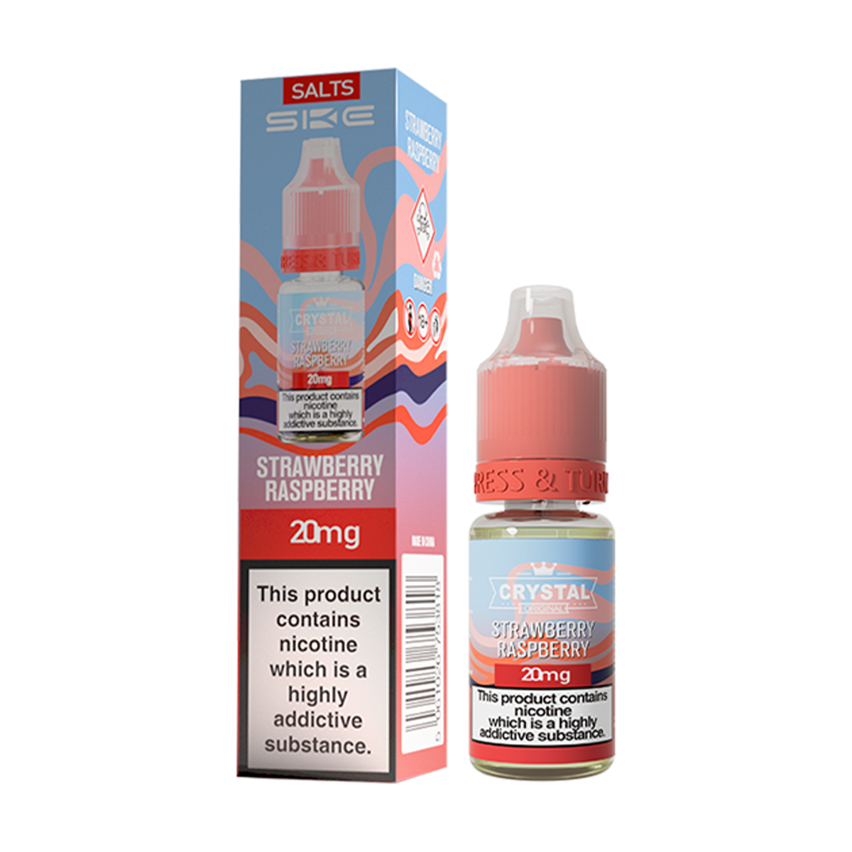 Strawberry Raspberry Nic Salt by SKE Crystal