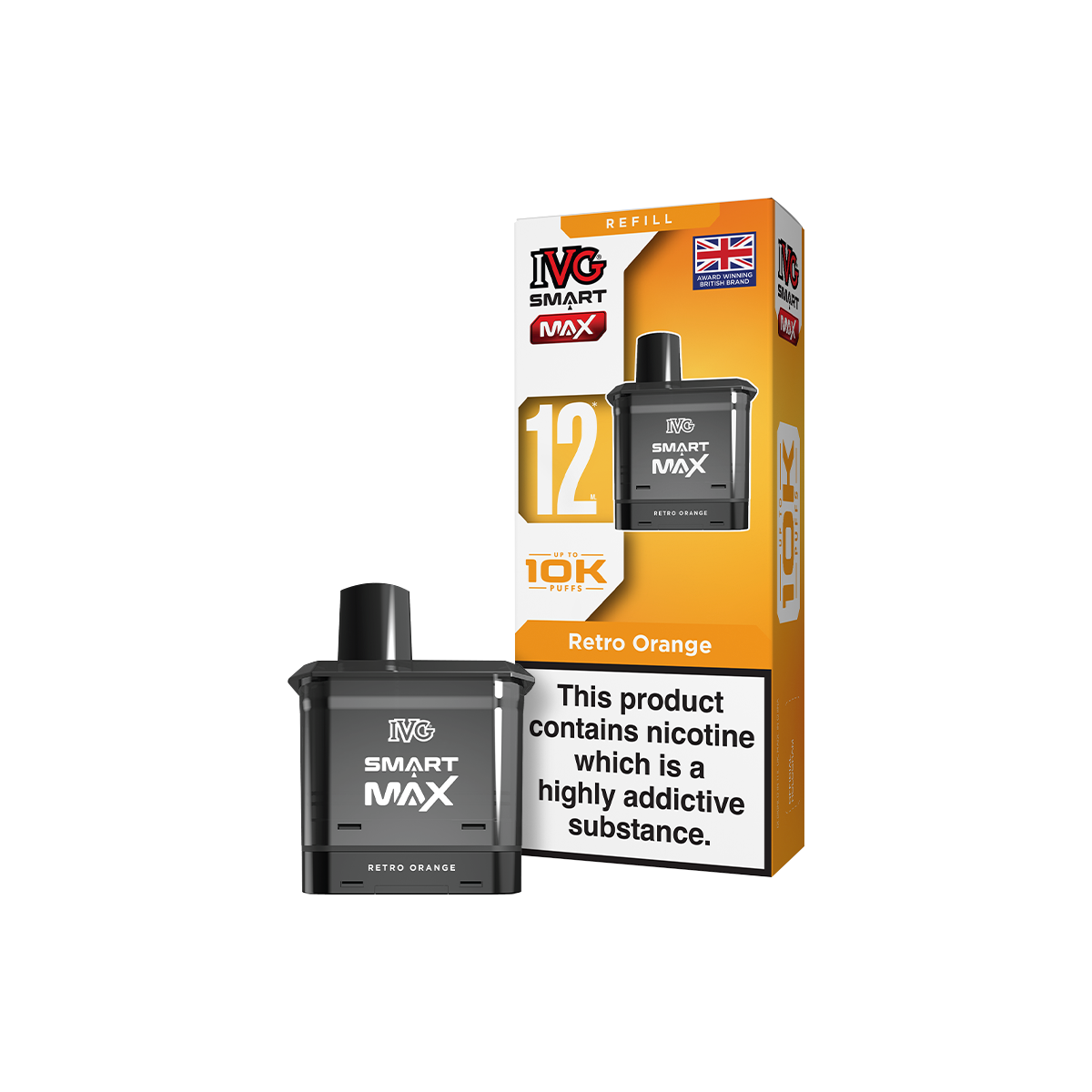 Retro Orange IVG Smart Max Refill Pack