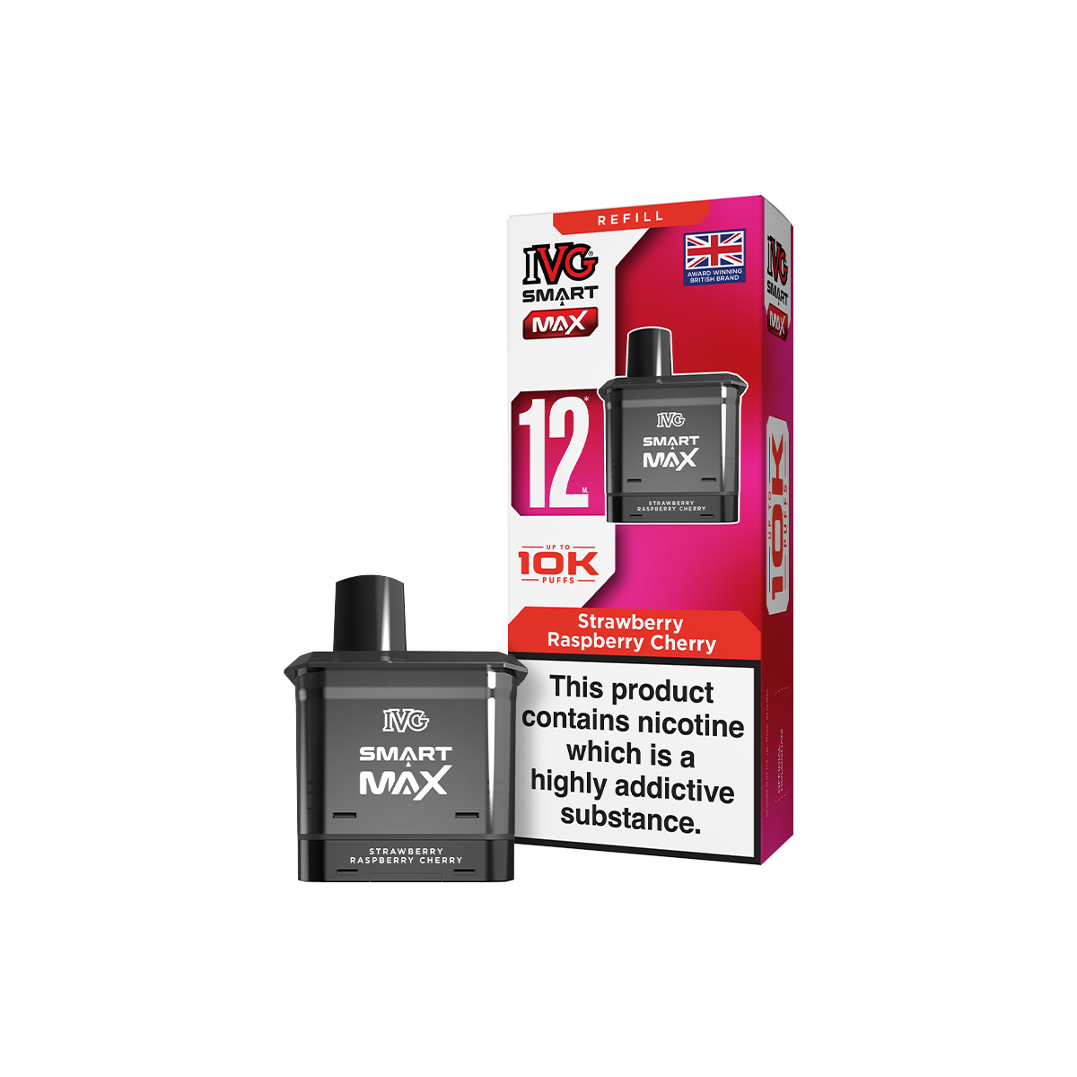 Strawberry Raspberry Cherry IVG Smart Max Refill Pack