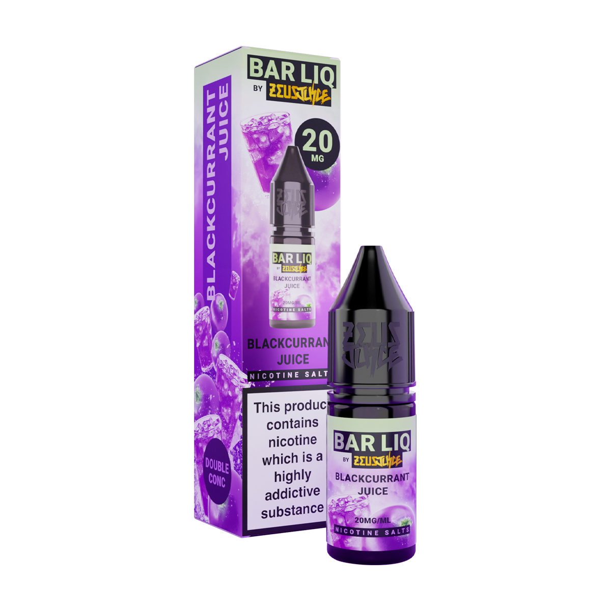 Blackcurrant Juice Zeus Juice Bar Liq Nic Salt